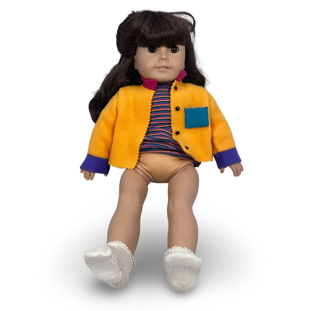 Pleasant Company American Girl Doll Just Like You 13 Brown 1996 First Day Outfit
